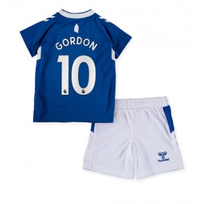 Everton Anthony Gordon #10 kläder Barn 2022-23 Hemmatröja Kortärmad (+ korta byxor)